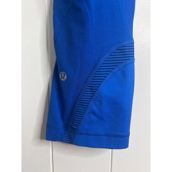 Lululemon‎ Run: Inspire Crop II Baroque Blue Size 8 - Picture 5 of 8